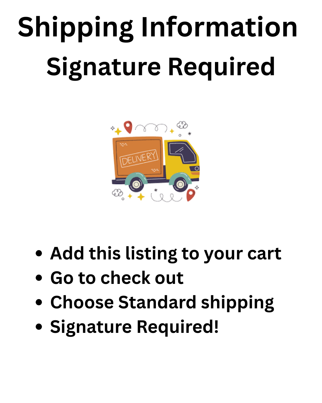 Shipping Upgrade: Signature on Delivery