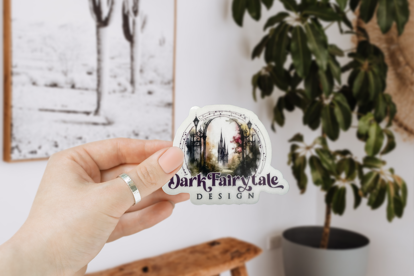 Dark Fairytale Designs logo sticker