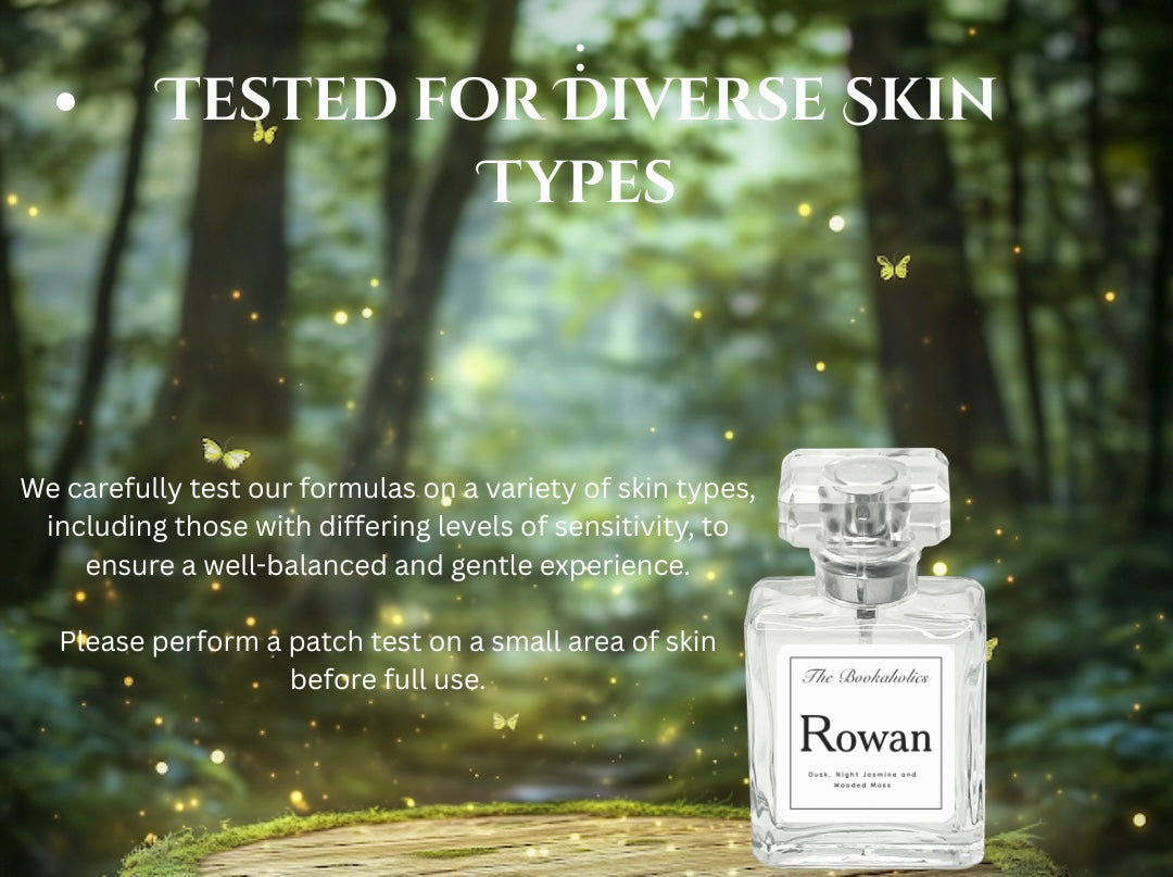 Rowan Perfume – Faeven Saga Inspired | Unisex Dusk Fragrance with Jasmine, Moss & Sage