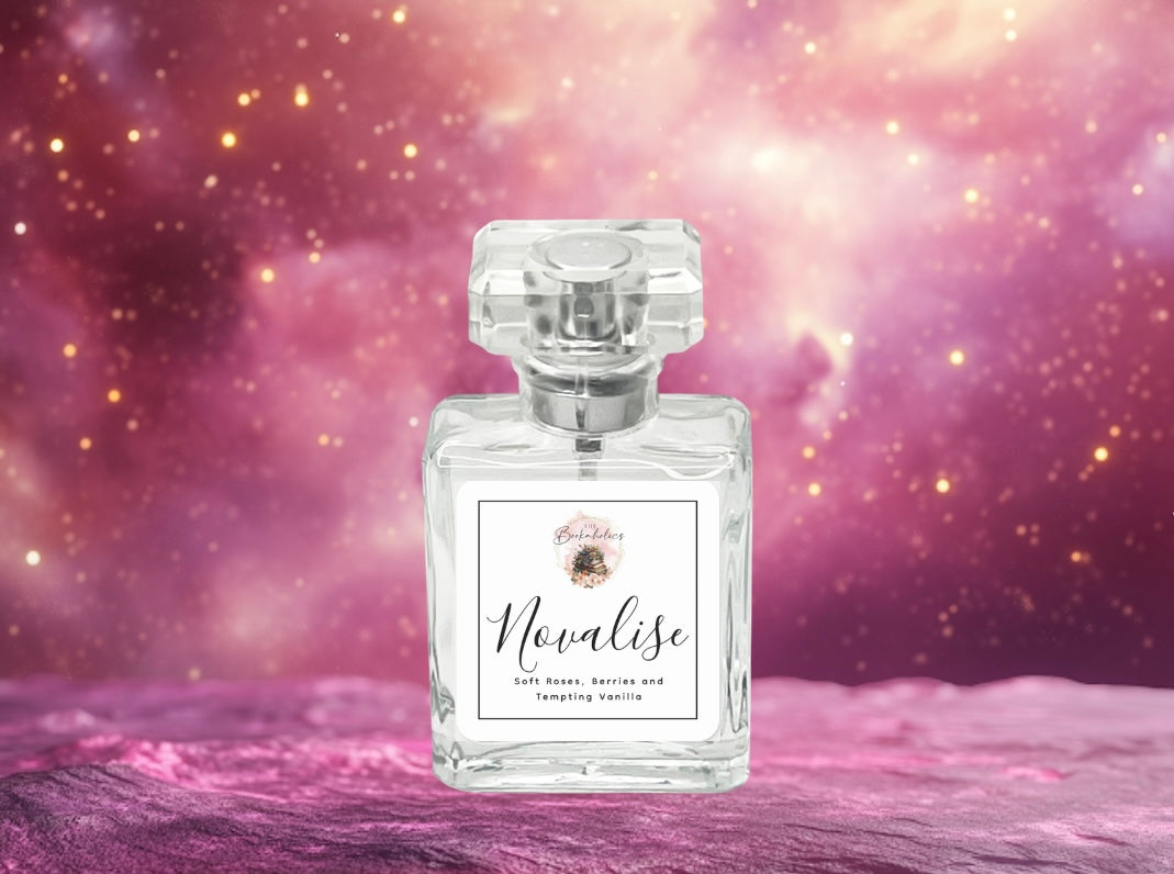 Novalise Perfume – Rose Petal Gelato, Dark Berries & Midnight Vanilla | Romantic Floral Gourmand Fragrance