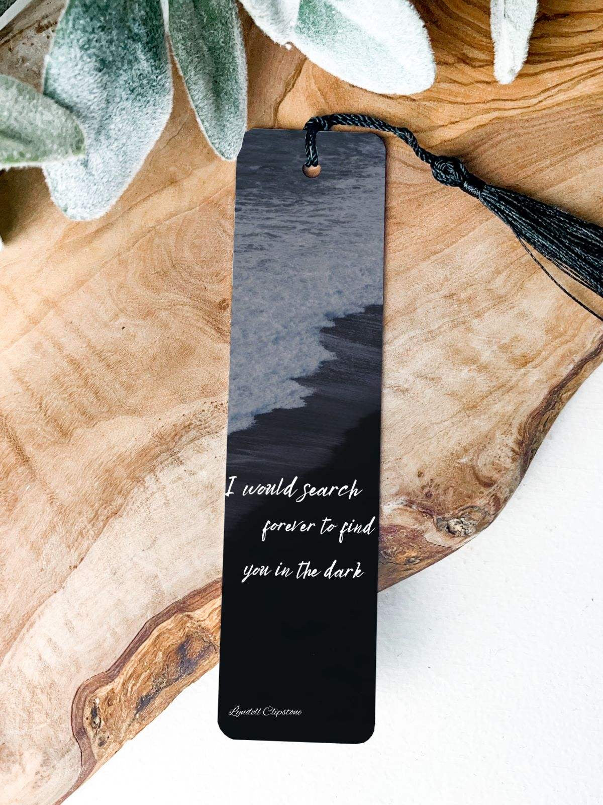 OFFICIALLY LICENSED: I would search forever Metal Bookmark