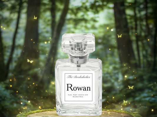 Rowan Perfume – Faeven Saga Inspired | Unisex Dusk Fragrance with Jasmine, Moss & Sage