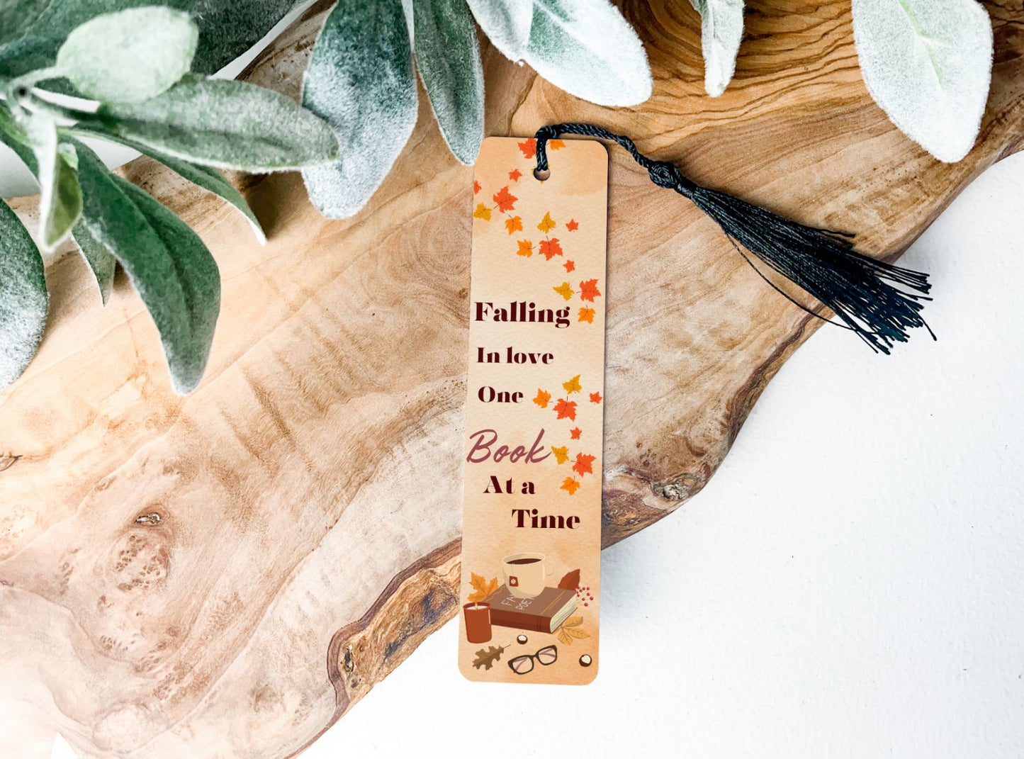 Falling in Love Metal bookmark